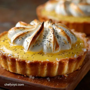 Easter Desserts: Elegant Earl Grey Lemon Tart Recipe Recipe Card