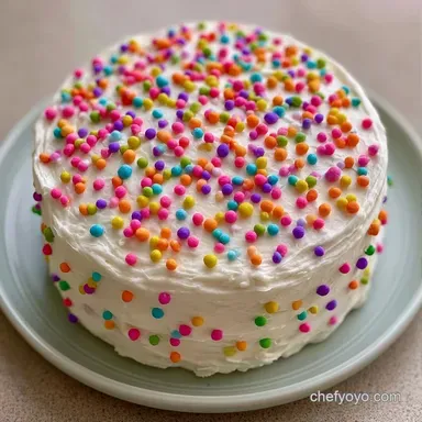Boxed Mix Dot Cake for 12-15 Cakes Recipe Card