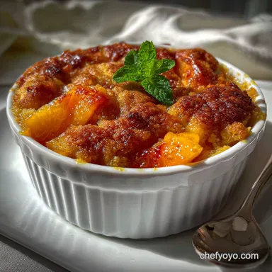 Peach Cobbler With Canned Peaches: Crispy Crust Magic