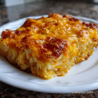 Cheesy Hashbrown Casserole: Ultra-Creamy No Soup Recipe Recipe Card