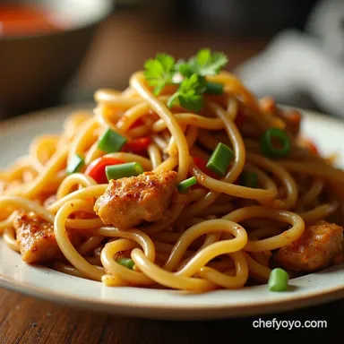Easy Chicken Lo Mein Recipe Takeout Taste in Under 35 Minutes Recipe Card