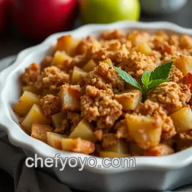 Easy Classic Apple Crisp Recipe Easy &ndash; My Cozy Autumn Family Favourite Recipe Card
