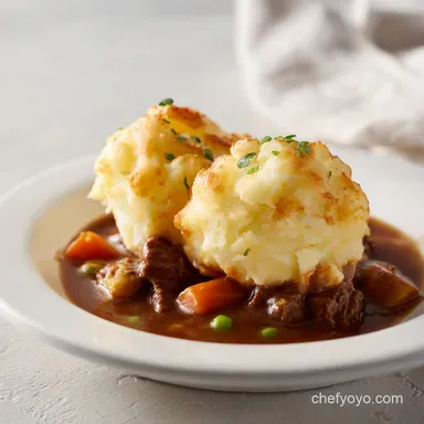 Easy Cottage Pie Recipe for 4 Servings Recipe Card