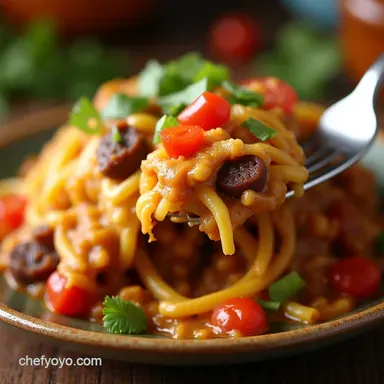 Easy Crockpot Taco Casserole Recipe SetandForget Fiesta Bake Recipe Card