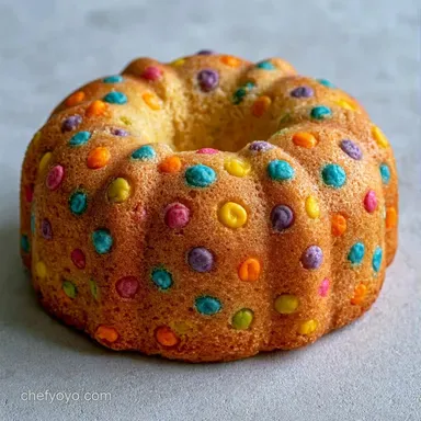 Easy Dot Cake Recipe for 8 Servings Recipe Card