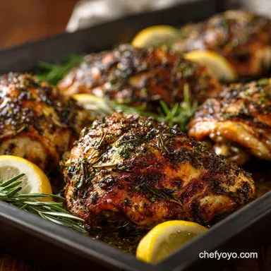 General cooking recipes Foolproof LemonHerb Traybake Chicken Recipe Card