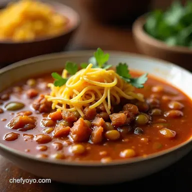 The Best Easy Taco Soup Recipe with Ground Beef Comfort Food Recipe Card