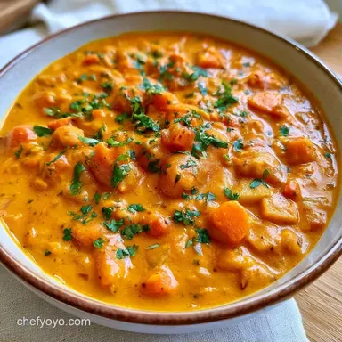 Easy Indian Vegetable Curry: Creamy Recipe Card