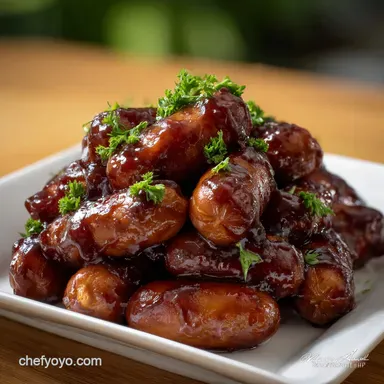 Lil Smokies Recipe: Quick & Tangy Crock Pot Glaze Recipe Card