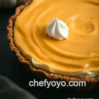 Easy No-Bake Pumpkin Pie: A Creamy Fall Delight for Everyone Recipe Card