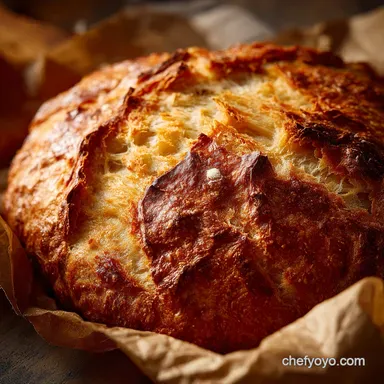 Dutch Oven Bread Effortless NoKnead Artisan Loaf Recipe Recipe Card