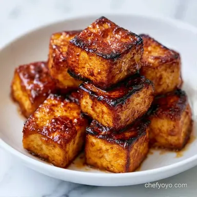 Easy Oven Baked Tofu in 35 Minutes Recipe Card