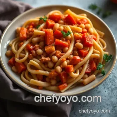 Easy Pasta e Fagioli: My Favourite Comforting Italian Classic! Recipe Card