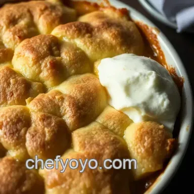 My Grandmother's Peach Cobbler Recipe Easy: The Ultimate Comfort Dish Recipe Card