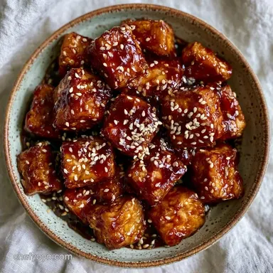 Easy Sesame Baked Tofu for 4 Servings