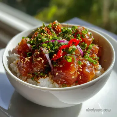 Spicy Tuna Poke Bowls: 10-Minute Restaurant Quality Recipe Recipe Card