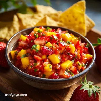 Strawberry Mango Salsa: The Easiest Fresh Summer Dip Recipe Card