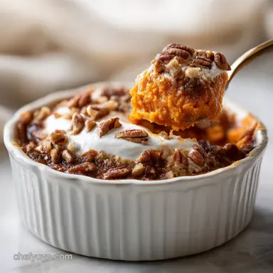 Sweet Potato Casserole in 40 Minutes for 12 Servings Recipe Card