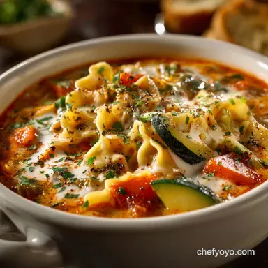 Vegetarian Lasagna Soup Cozy Creamy VegetablePacked Comfort Food