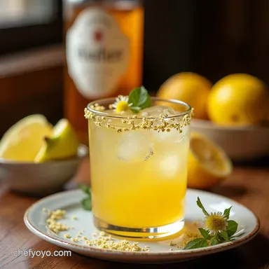 Elderflower Gin Fizz My Secret Recipe Cocktails Recipe Card