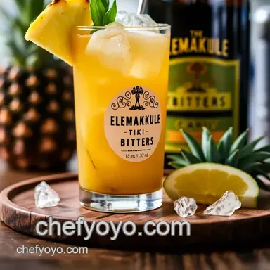 Elemakule Tiki Bitters Recipes: 5 Amazing Ways to Enjoy Tiki Cocktails! Recipe Card