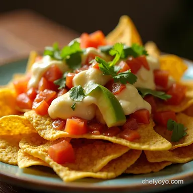Elote Nachos Mexican Street Corn Nachos are a Fiesta on a Chip Recipe Card
