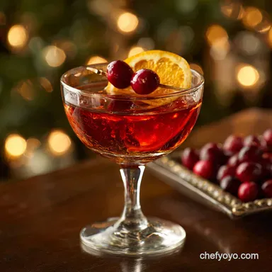 Classic Holiday Cocktails: 3 Timeless Recipes for the Perfect Party Recipe Card