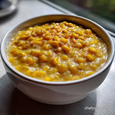 Creamed Corn: Real Farmhouse Recipe for Silky Texture Recipe Card