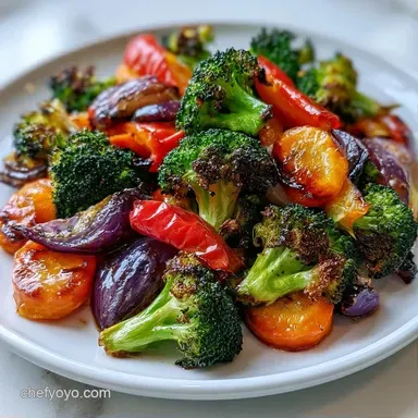 Fast Roasted Vegetable Bowl with Tahini Recipe Card