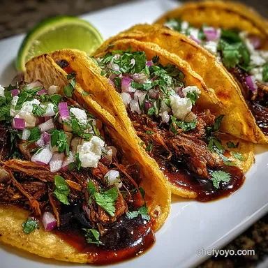 my fave birria tacos Recipe: Slow Cooker Crispy Recipe Card