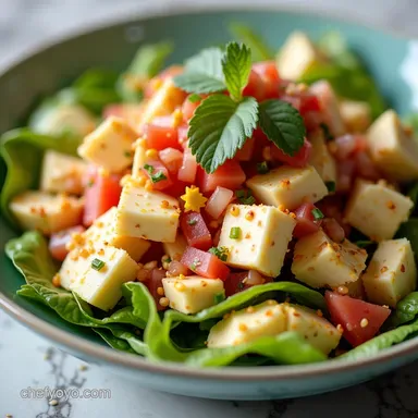 Zesty Southwest Cottage Cheese Salad High Protein Lunch Ready in 15 Mins