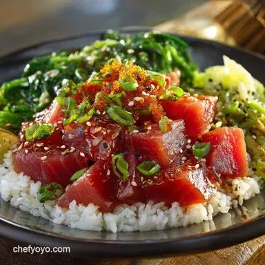 Spicy Poke Bowls: The Firecracker Ahi Recipe Recipe Card