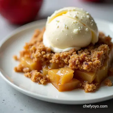 Quick Apple Crumble 5Ingredient Dessert Bliss