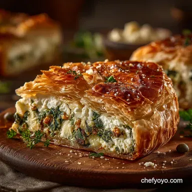 Ultimate Spanakopita Pie Flaky Phyllo Feta Spinach Comfort