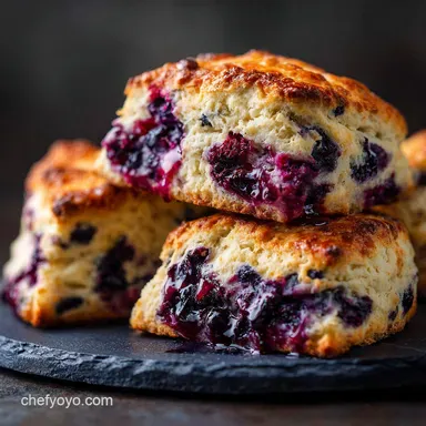 Super Moist Blueberry Scones The Best Easy Buttermilk Recipe Recipe Card