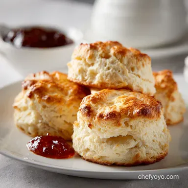 SelfRising Flour: Ultra-Fluffy Buttermilk Scones Recipe Recipe Card