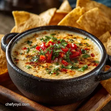 Foolproof Velvety Queso Blanco Cheese Dip Pub Style Recipe Card