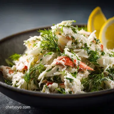 Crab Salad: The Fresh Lemon and Herb Recipe (15-Minute Prep) Recipe Card