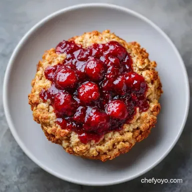 Fruit Filled Baked Oats for 6 Servings Recipe Card