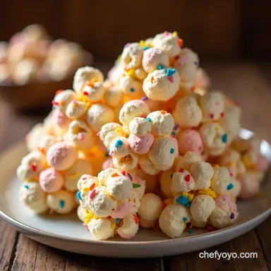 Browned Butter Funfetti Marshmallow Popcorn Treats Recipe Recipe Card