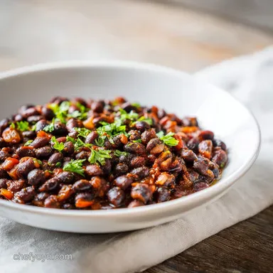 Black Bean Recipe with Garlic and Cumin in 20 Minutes