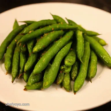 Garlic Ginger Sugar Snap Peas A 10Minute Wonder Recipe Card