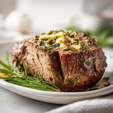Sirloin Tip Roast with Herb Crust for 8 Servings Recipe Card