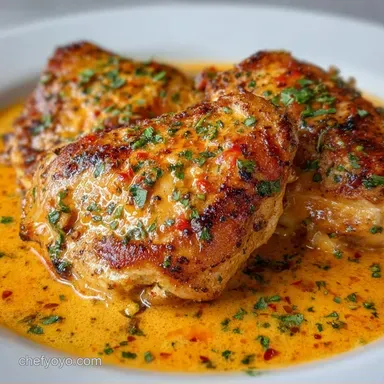 Garlic Red Pepper Chicken in 40 Minutes Recipe Card