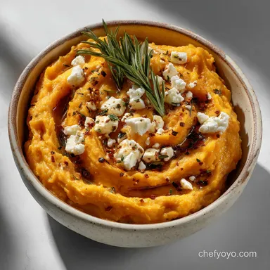 Mashed Butternut Squash with Goat Cheese and Rosem The Creamy Autumn Anthem Recipe Card
