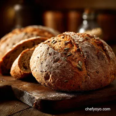 Grandma Prudys Rustic Caraway Rye Bread The Ultimate Comfort Loaf Recipe Card