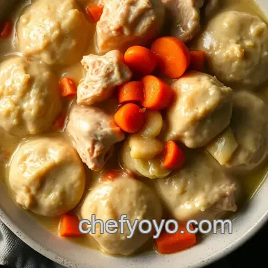 Grandma's Chicken and Dumplings: Best Southern Recipe! Recipe Card