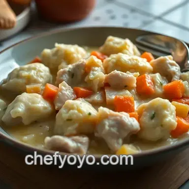 Grandma's Chicken and Dumplings: Best Southern Recipe! Recipe Card