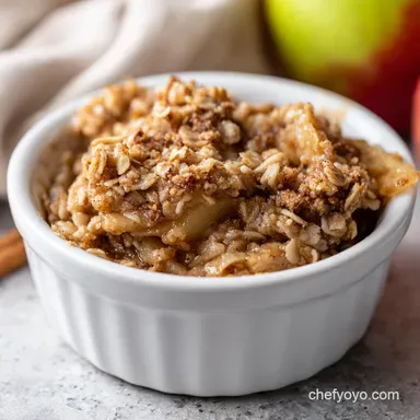 Grandmas Secret Easy Apple Crisp Recipe Youll Adore Recipe Card