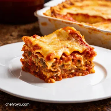 Grandmas Lasagna But Better My Homemade Lasagna Recipe Recipe Card